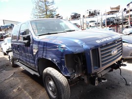 2008 Ford F-250 FX4 Navy Blue Crew Cab 6.4L Turbo Diesel AT 4WD #F23229